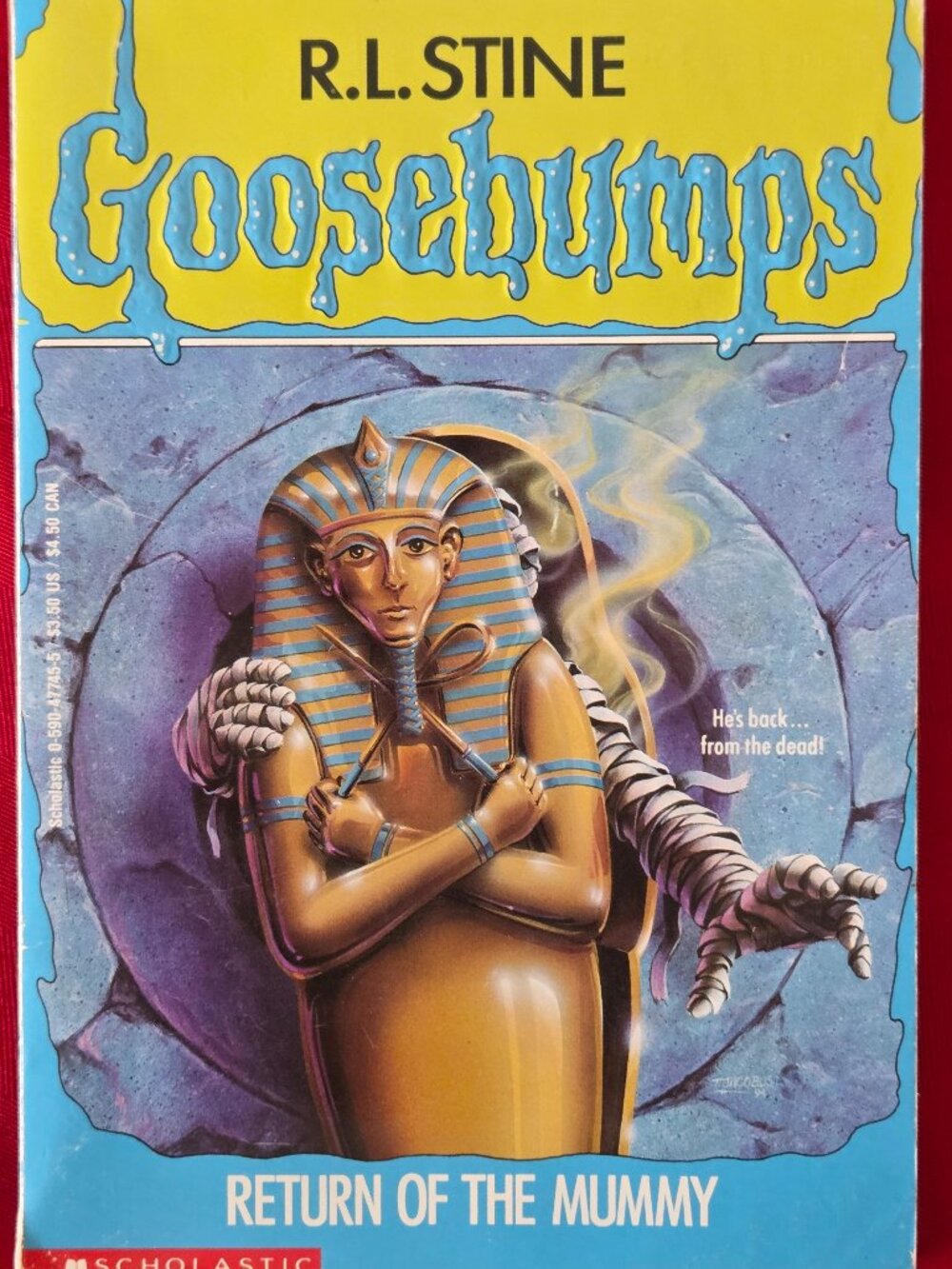 1994 FIRST EDITION, GOOSEBUMPS, RETURN OF THE MUMMY BY R.L. STINE!!!